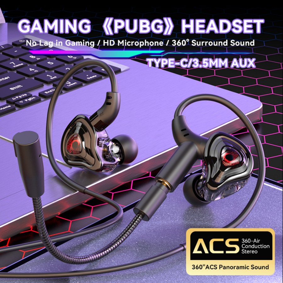 Esports Gaming Headphones - Esports Gaming Headset 360° Surround Sound