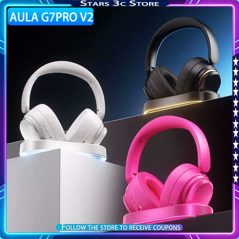 Esports Gaming Headphones - Aula G7pro V2 Over-ear Headphones Wireless