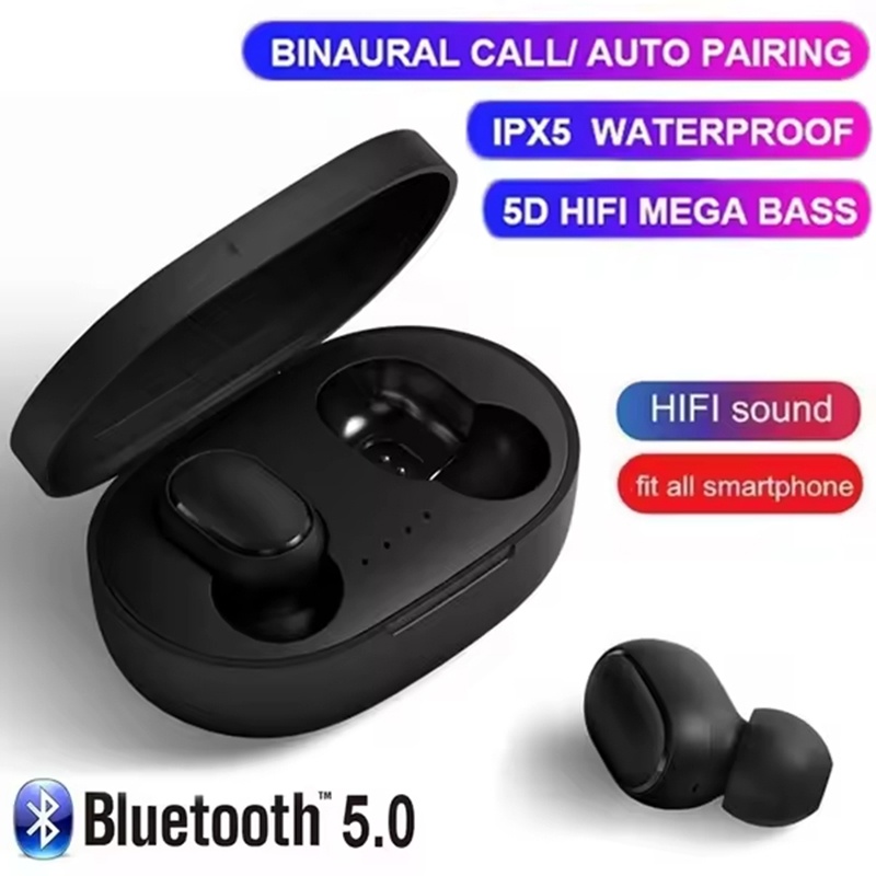 A6S TWS Earphones Wireless Blu - Esports Gaming Earbuds ulasan dan harga
