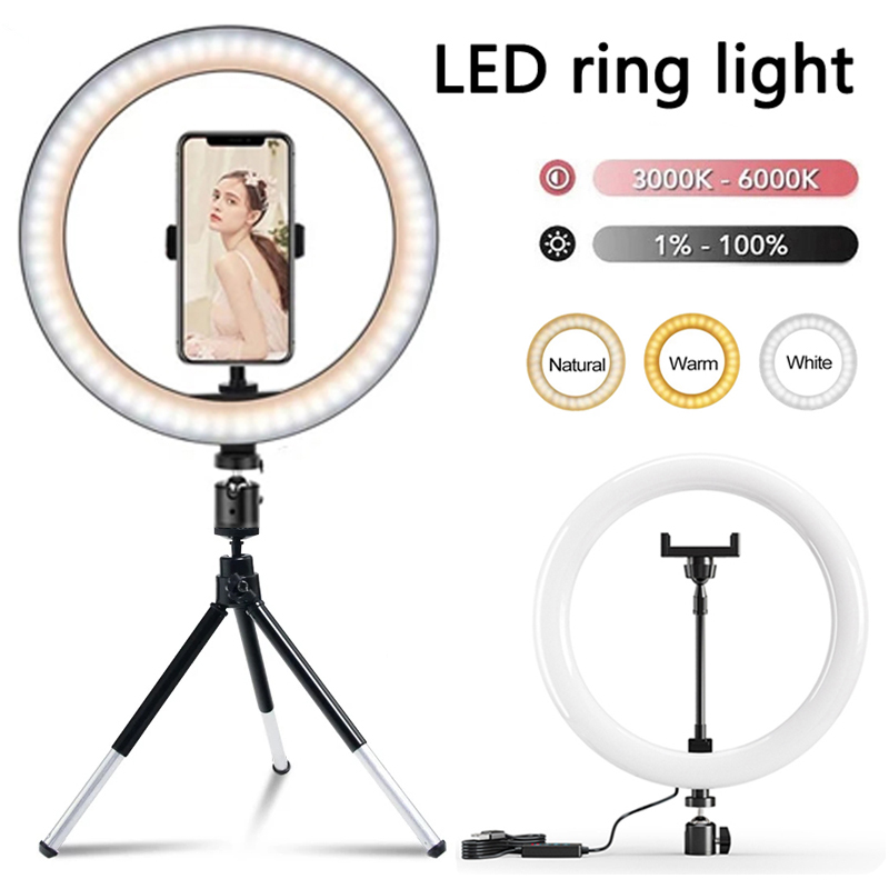 12 inch LED Ring light Photogr - Webcam Ring Light ulasan dan harga