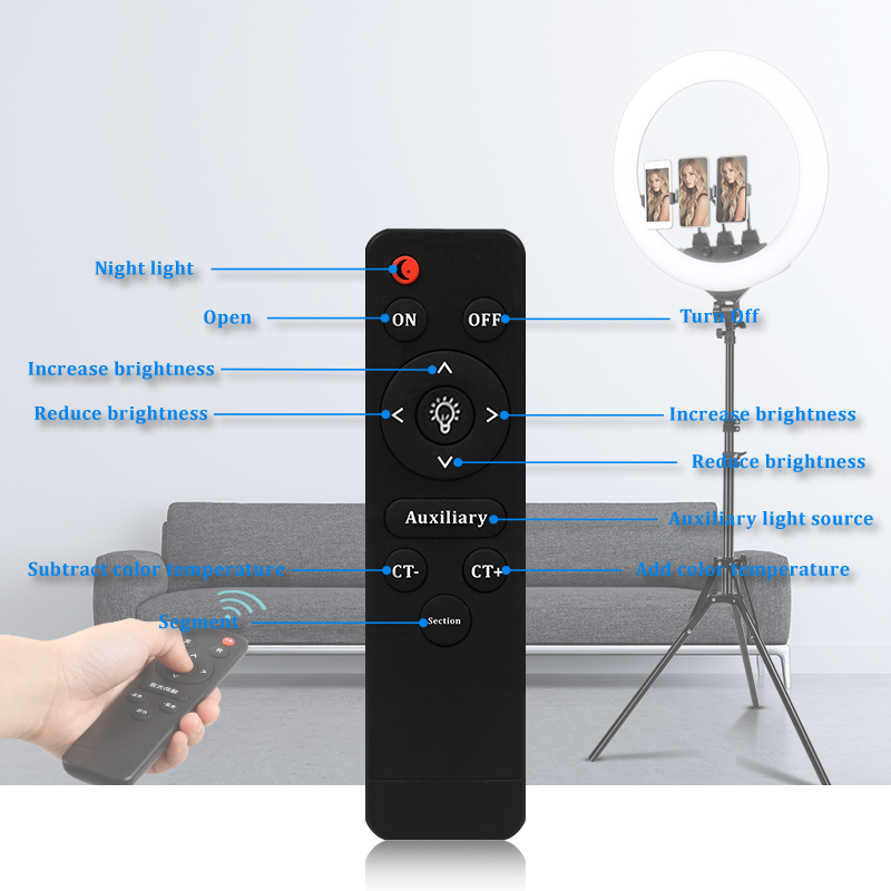 22inch Ring lamp Dimmable Ring - Webcam Ring Light ulasan dan harga