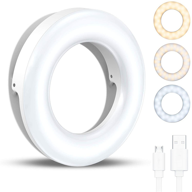 Portable LED Clip Ring Light 4 - Webcam Ring Light ulasan dan harga
