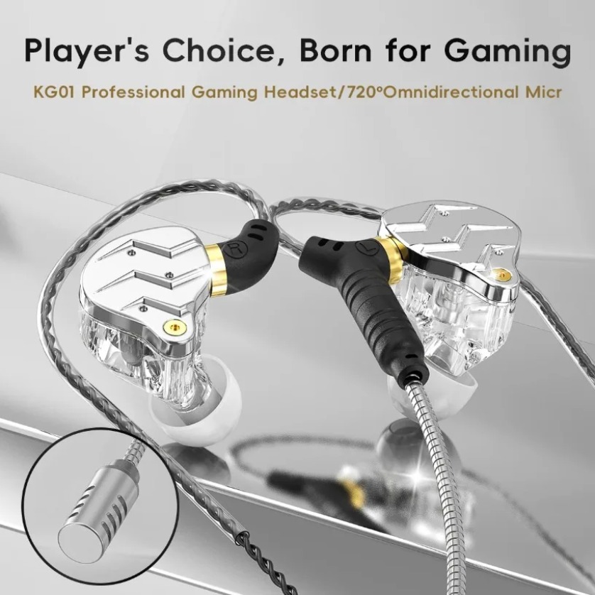 Earbuds with Mic Wired Gaming  - Esports Gaming Earbuds ulasan dan harga