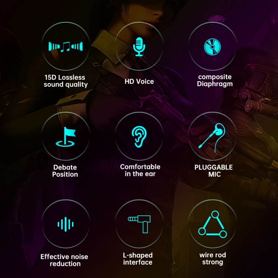 Esports Gaming Headset 360° Su - Esports Gaming Headphones ulasan dan harga