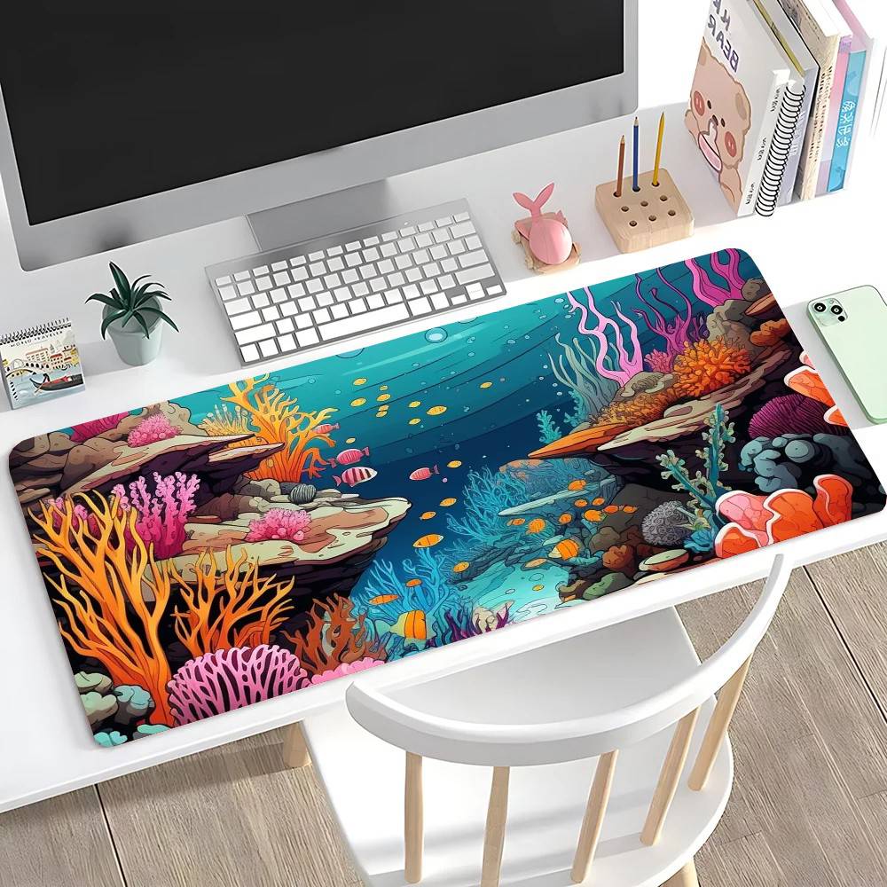 Underwater World Mousepad Non- - Esports Gaming World ulasan dan harga