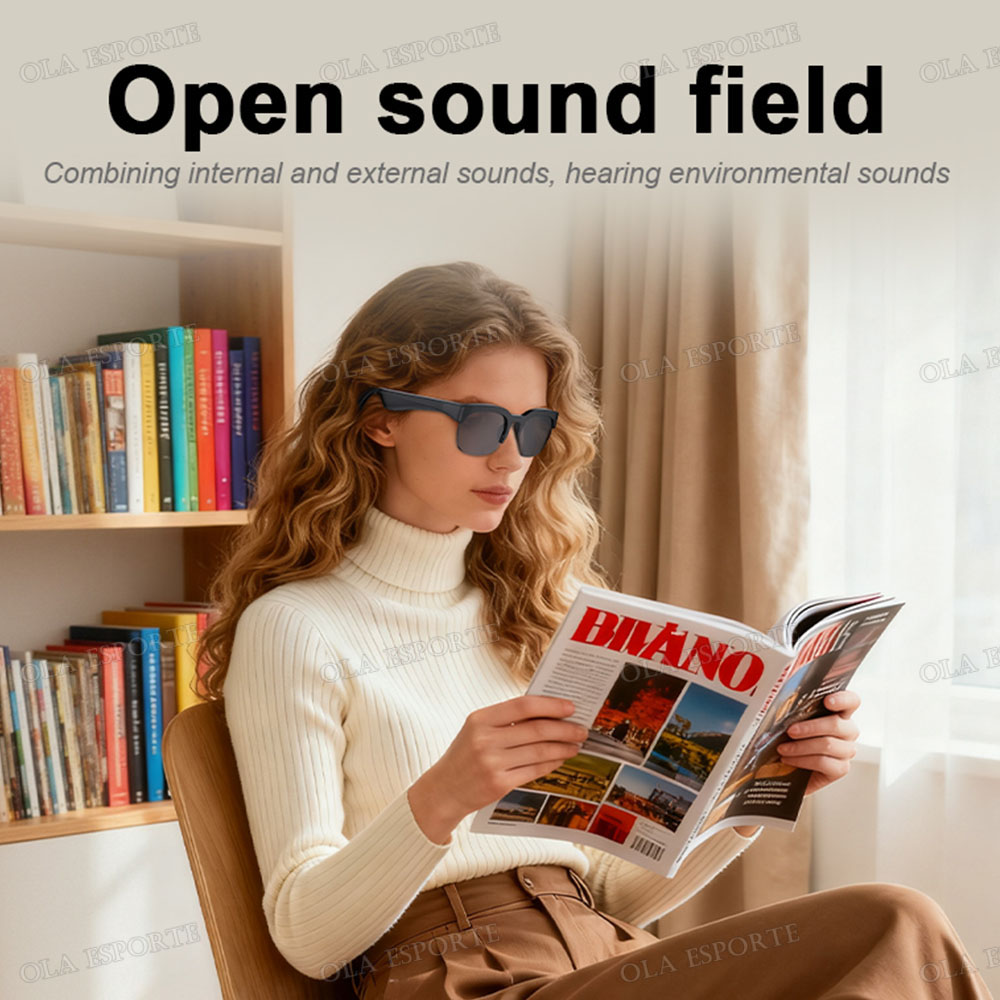 Smart Bluetooth V5.3 Sunglasse - Esports Gaming Headphones ulasan dan harga