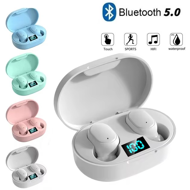 A6S TWS Earphone Wireless Blue - Esports Gaming Earbuds ulasan dan harga