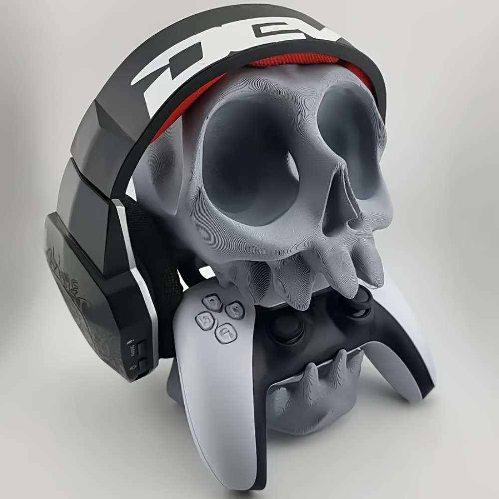 Skull Shaped Controller Stand  - Esports Gaming Headphones ulasan dan harga