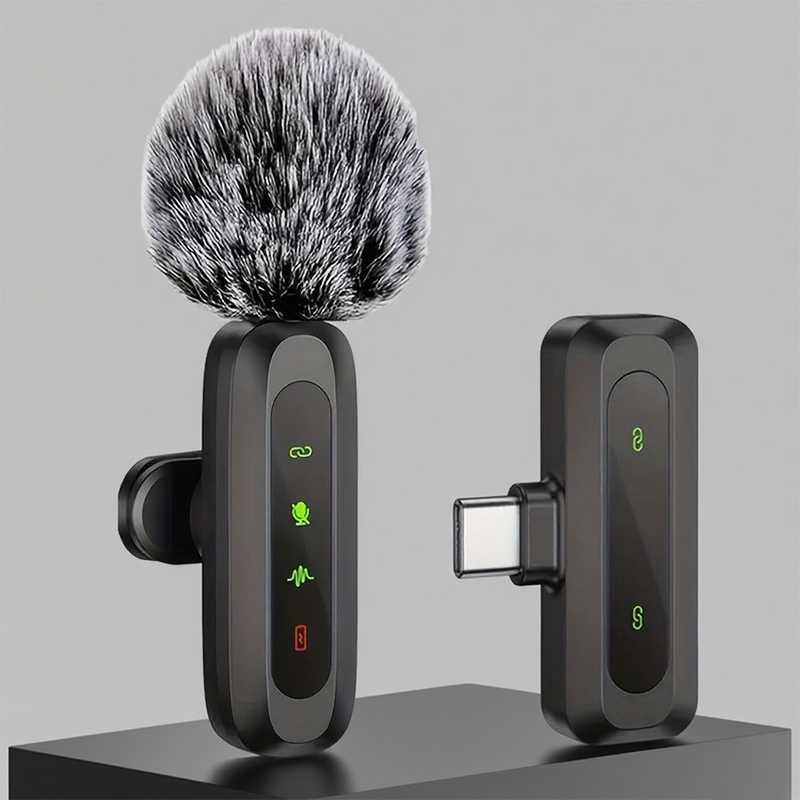Type‑C Wireless Lavalier Recor - Streaming Mic Condenser ulasan dan harga