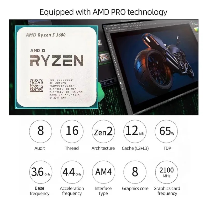 AM4 Tray 100% Brand New Origin - Amd Cpu Ryzen 5 ulasan dan harga