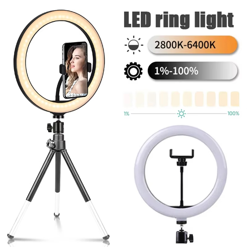 10 inch Selfie Ring Light Phot - Webcam Ring Light ulasan dan harga