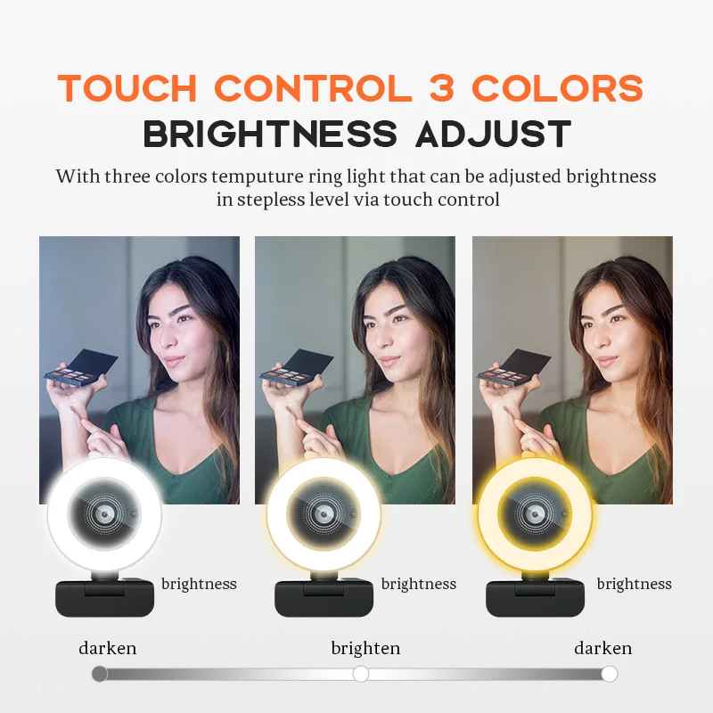 Best Seller Auto Focus Web Cam - Webcam Ring Light ulasan dan harga