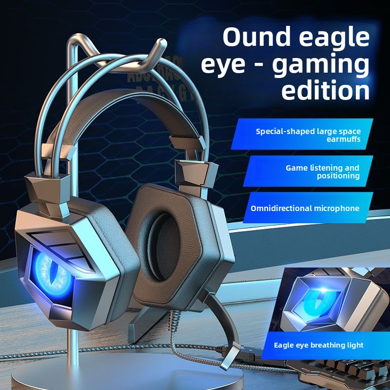 Custom Over-Ear Wired Headphon - Esports Gaming Bar ulasan dan harga