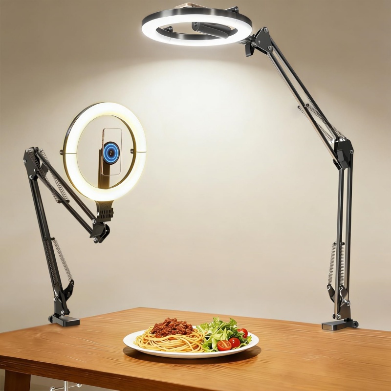 Magnetic Overhead Phone Mount  - Webcam Ring Light ulasan dan harga