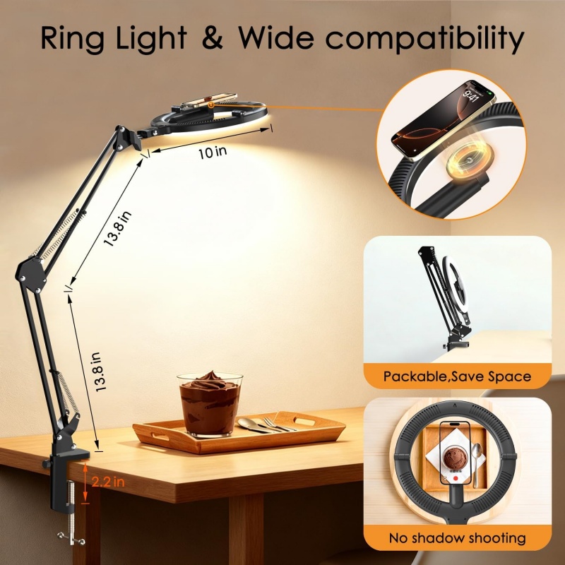 Magnetic Overhead Phone Mount  - Webcam Ring Light ulasan dan harga