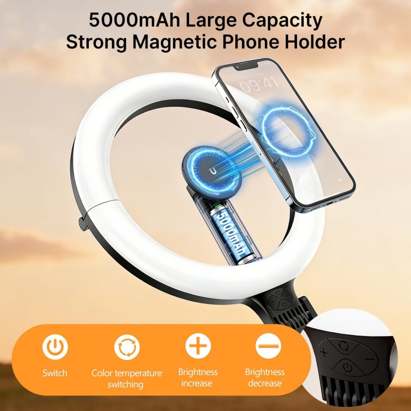 Magnetic Overhead Phone Mount  - Webcam Ring Light ulasan dan harga