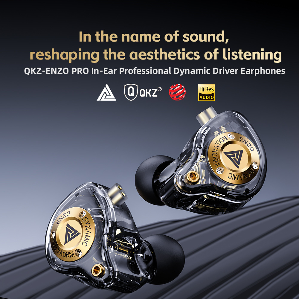 QKZ ENZO PRO In-Ear Wired Head - Esports Gaming Earbuds ulasan dan harga