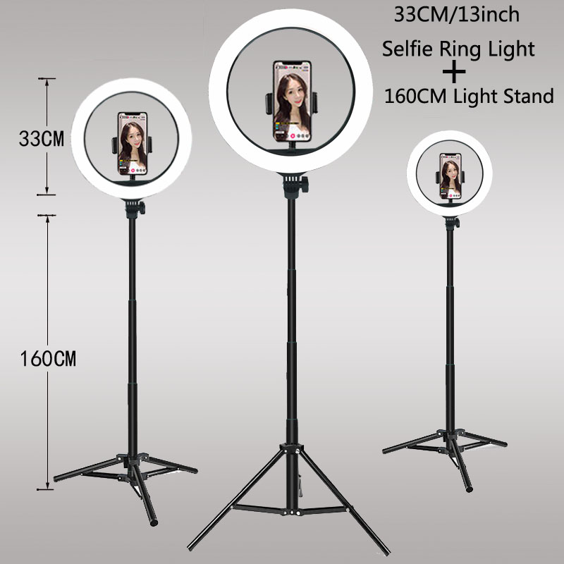 26 33CM Video Lights Dimmable  - Webcam Ring Light ulasan dan harga