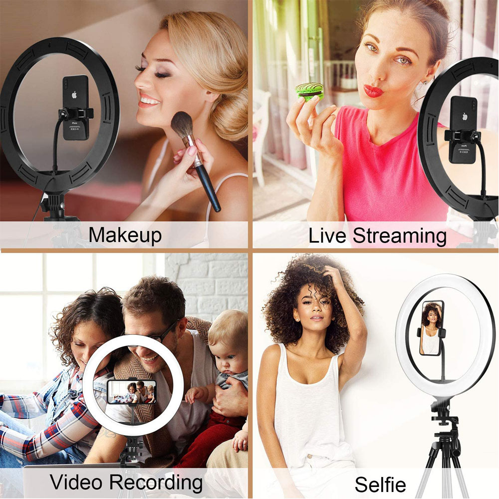 26 33CM Video Lights Dimmable  - Webcam Ring Light ulasan dan harga