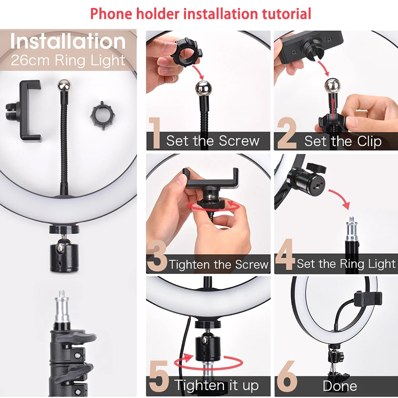 16cm 26cm 33cm LED Ring Lights - Webcam Ring Light ulasan dan harga
